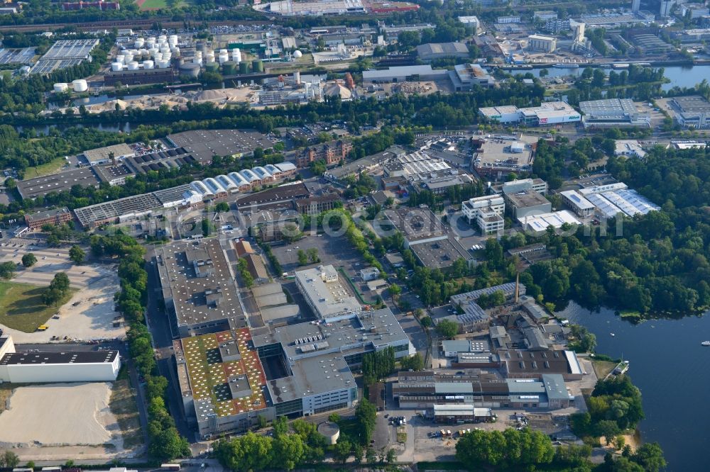 Aerial image Berlin Spandau - View of the BMW factory in the district of Spandau in Berlin