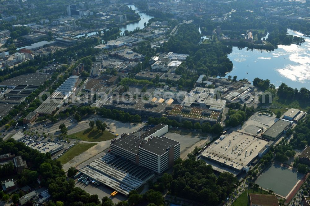 Berlin Spandau from the bird's eye view: View of the BMW factory in the district of Spandau in Berlin