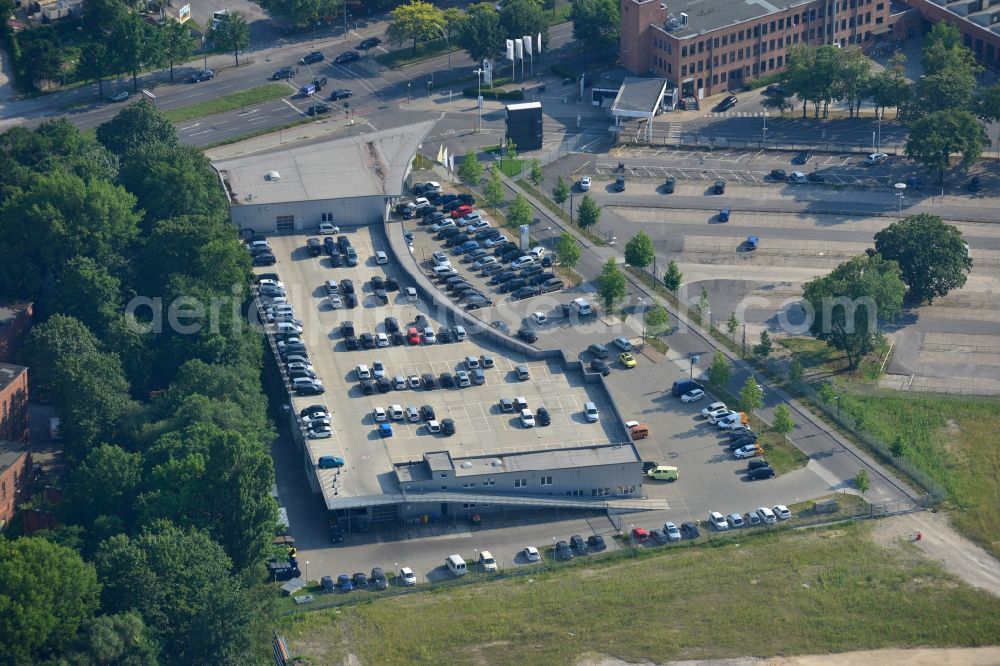 Berlin Spandau from above - View of the BMW factory in the district of Spandau in Berlin