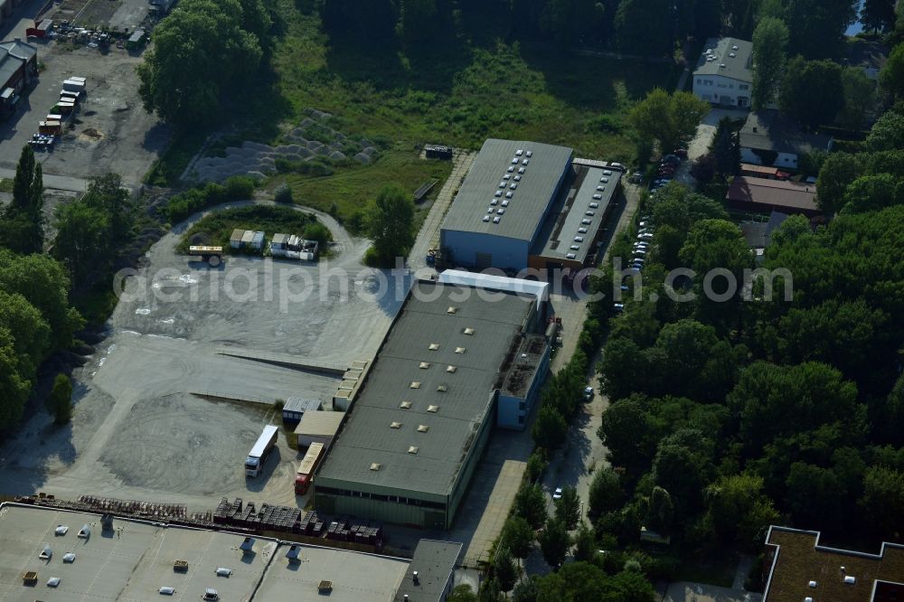 Berlin Spandau from above - View of the BMW factory in the district of Spandau in Berlin