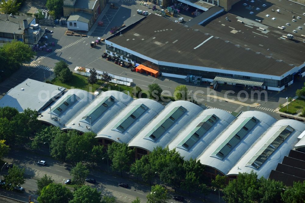 Aerial image Berlin Spandau - View of the BMW factory in the district of Spandau in Berlin