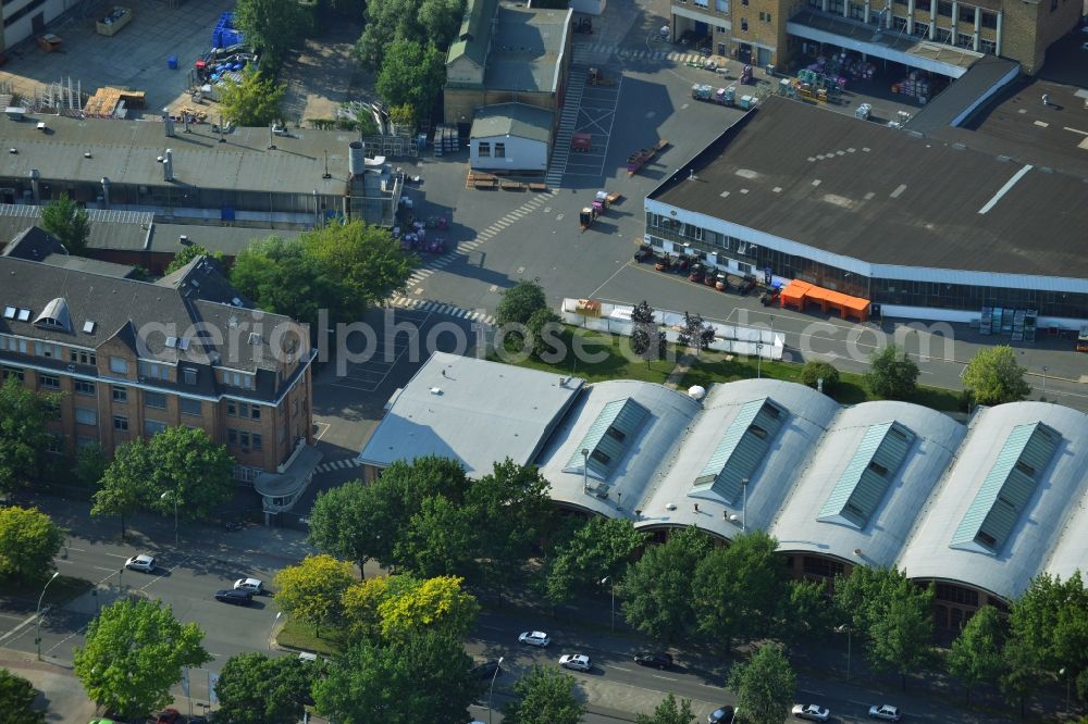 Berlin Spandau from above - View of the BMW factory in the district of Spandau in Berlin