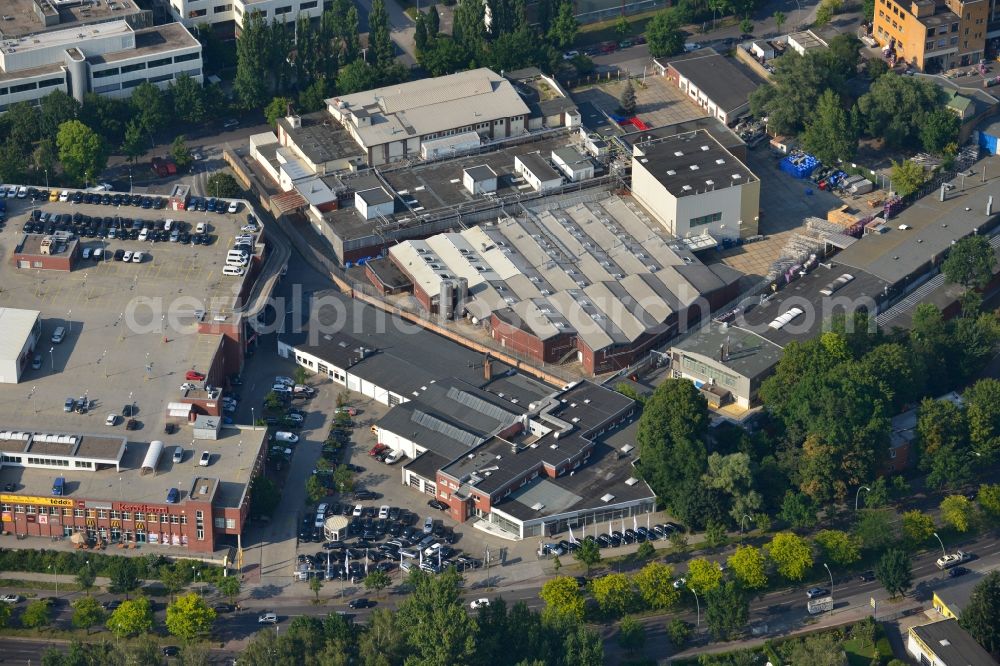 Aerial image Berlin Spandau - View of the BMW factory in the district of Spandau in Berlin