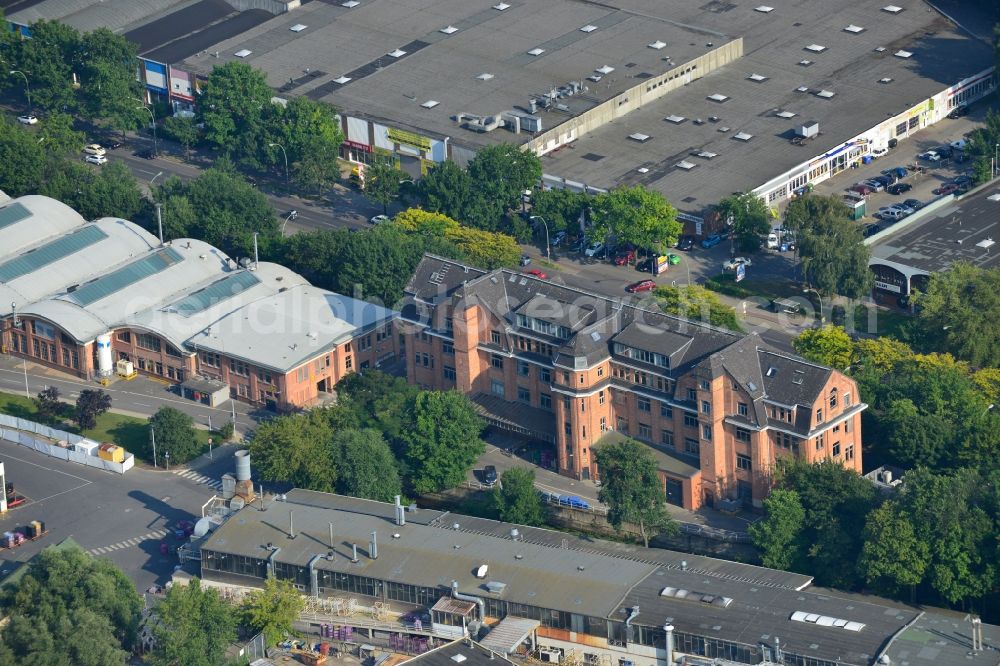 Aerial image Berlin Spandau - View of the BMW factory in the district of Spandau in Berlin