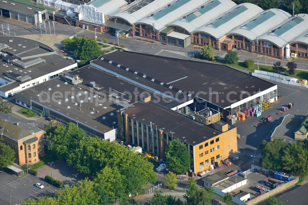 Berlin Spandau from above - View of the BMW factory in the district of Spandau in Berlin