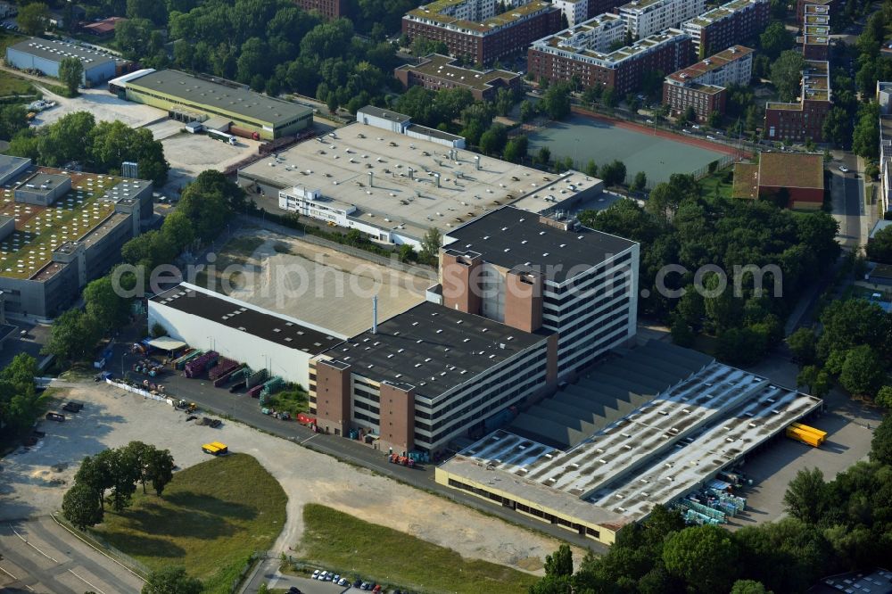 Berlin Spandau from above - View of the BMW factory in the district of Spandau in Berlin