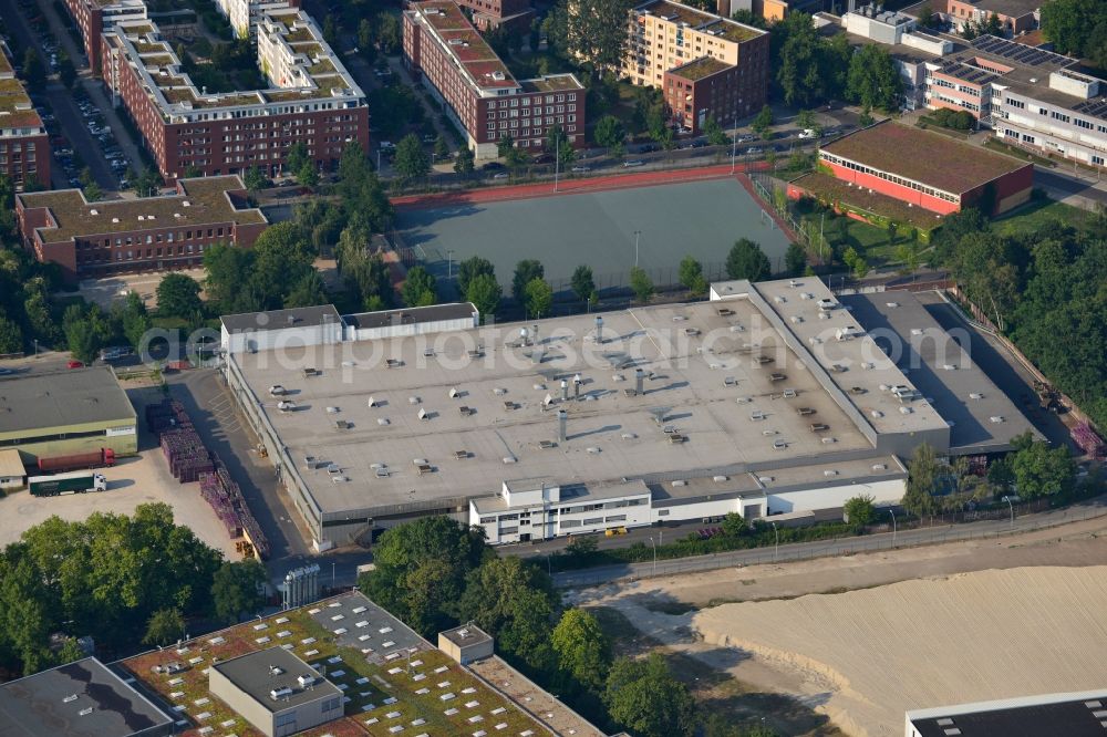 Berlin Spandau from above - View of the BMW factory in the district of Spandau in Berlin