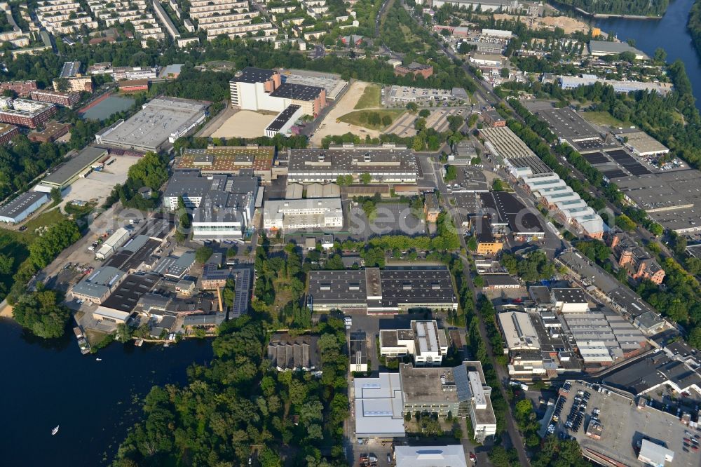 Aerial image Berlin Spandau - View of the BMW factory in the district of Spandau in Berlin