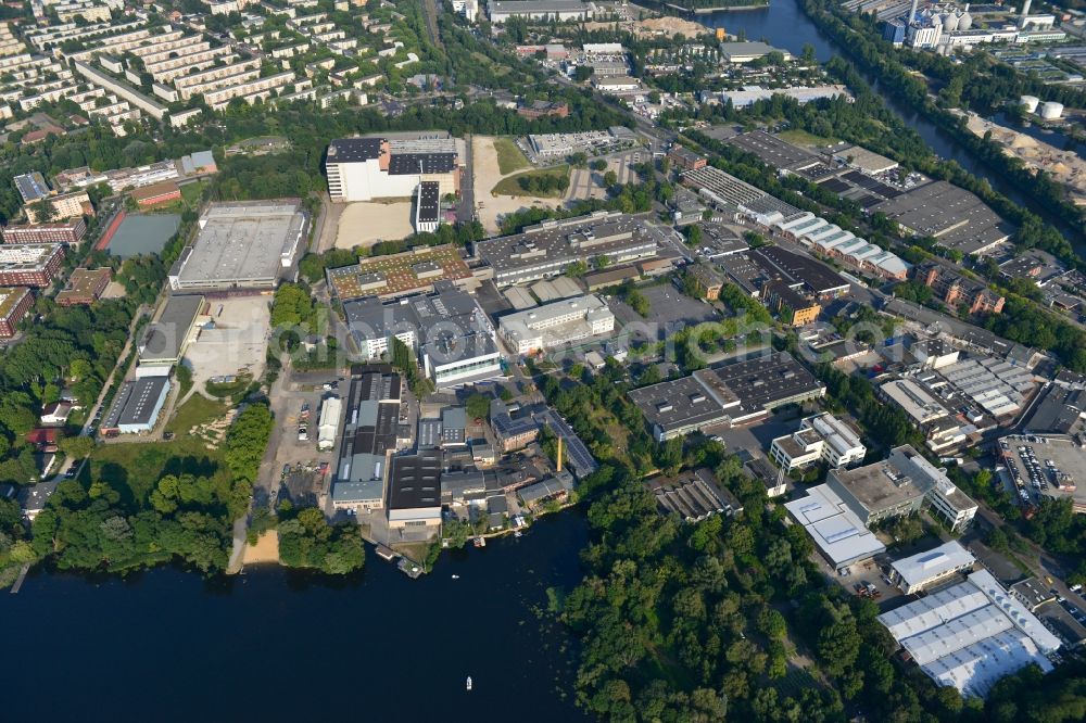 Aerial image Berlin Spandau - View of the BMW factory in the district of Spandau in Berlin