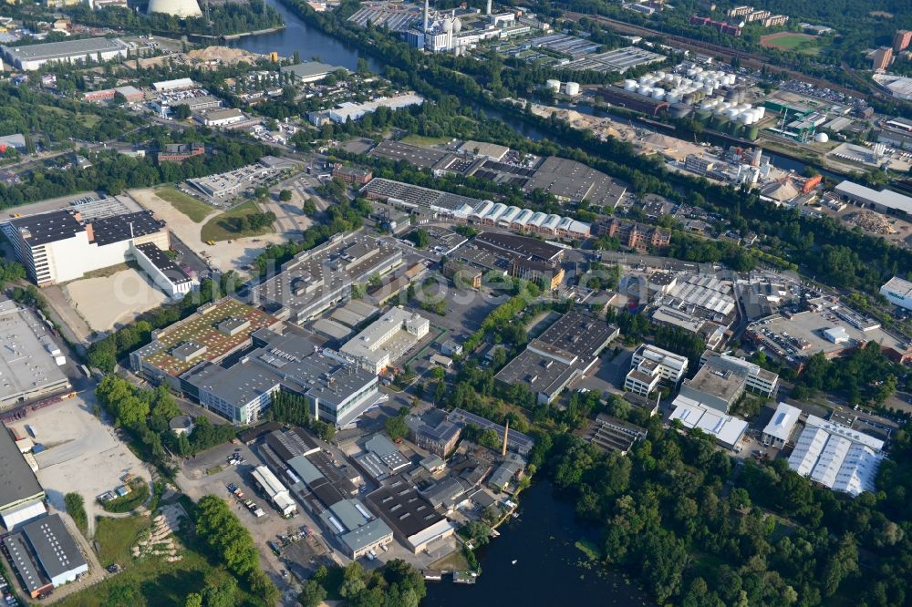 Berlin Spandau from above - View of the BMW factory in the district of Spandau in Berlin