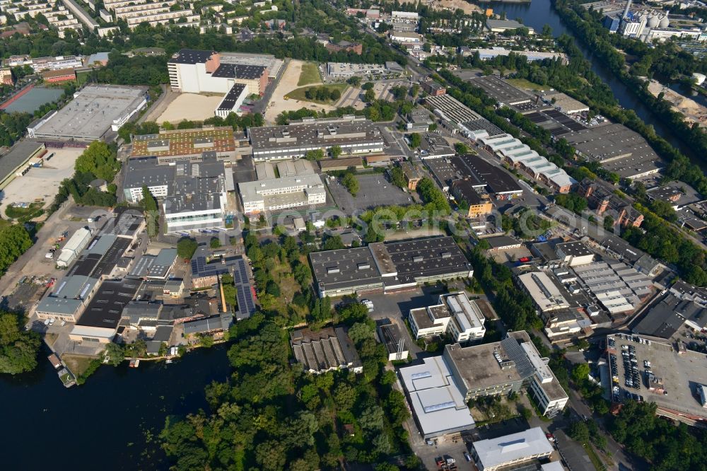 Berlin Spandau from the bird's eye view: View of the BMW factory in the district of Spandau in Berlin