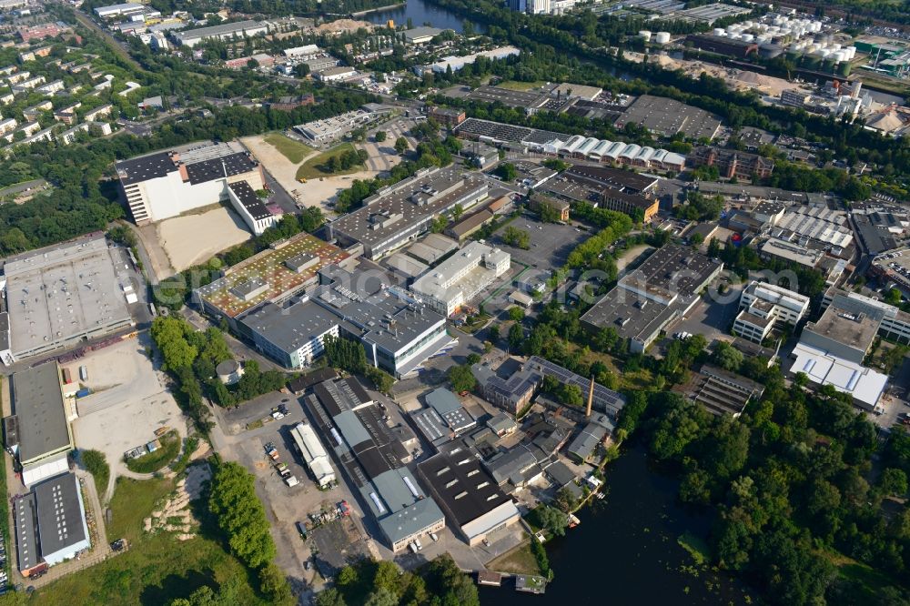 Aerial image Berlin Spandau - View of the BMW factory in the district of Spandau in Berlin