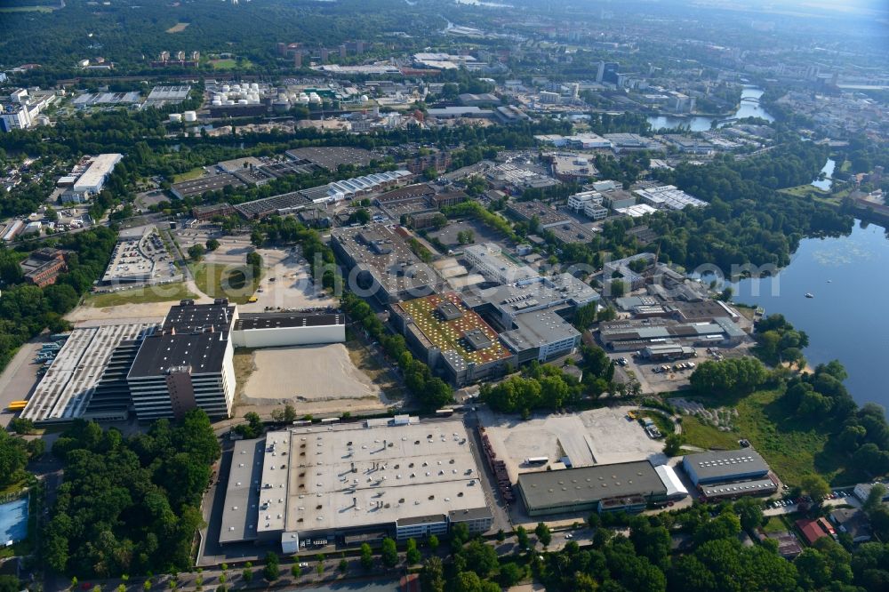 Berlin Spandau from above - View of the BMW factory in the district of Spandau in Berlin