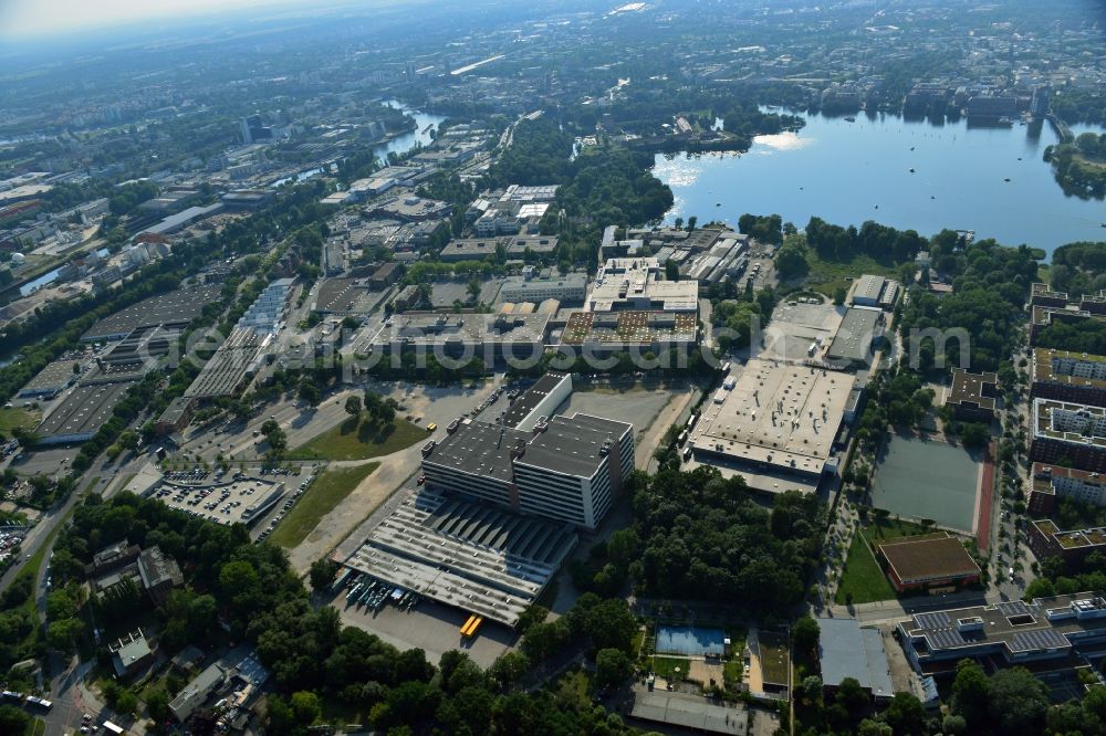 Berlin Spandau from the bird's eye view: View of the BMW factory in the district of Spandau in Berlin