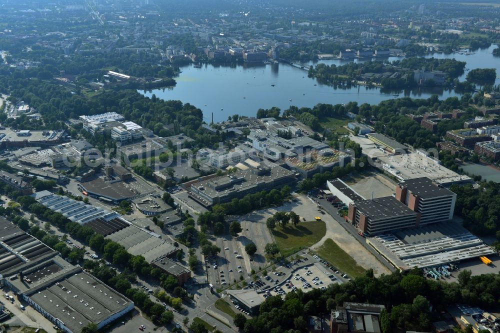 Aerial image Berlin Spandau - View of the BMW factory in the district of Spandau in Berlin