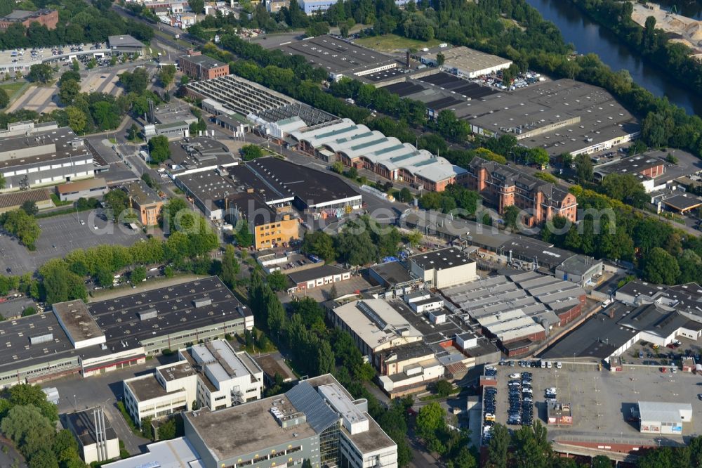 Aerial photograph Berlin Spandau - View of the BMW factory in the district of Spandau in Berlin