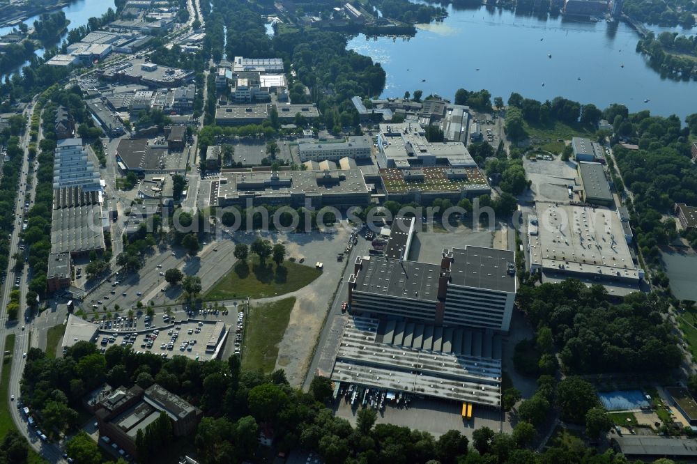 Aerial image Berlin Spandau - View of the BMW factory in the district of Spandau in Berlin