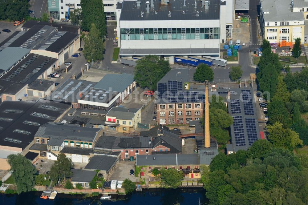 Berlin Spandau from above - View of the BMW factory in the district of Spandau in Berlin