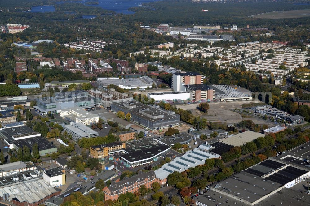 Berlin from above - View of the BMW factory in the district of Spandau in Berlin