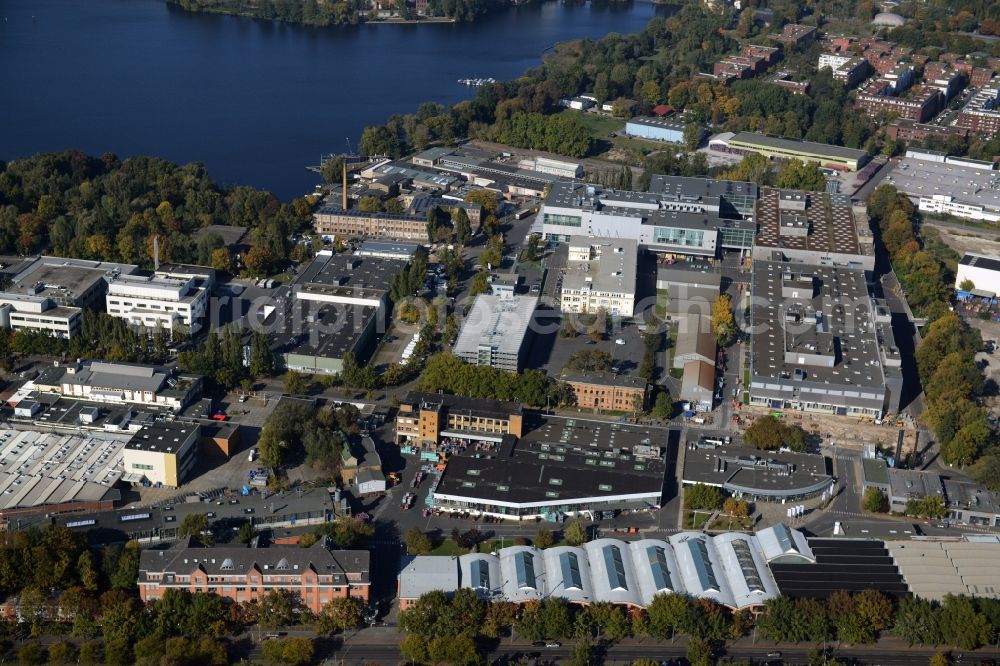 Aerial image Berlin - View of the BMW factory in the district of Spandau in Berlin