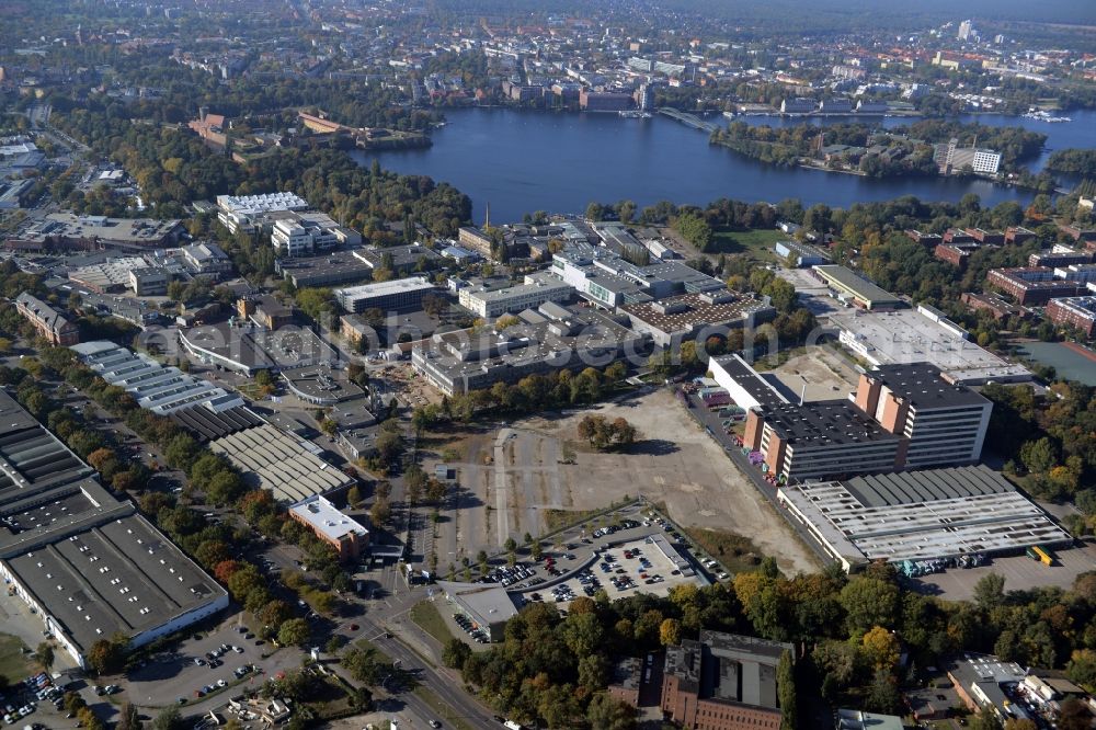 Berlin from above - View of the BMW factory in the district of Spandau in Berlin