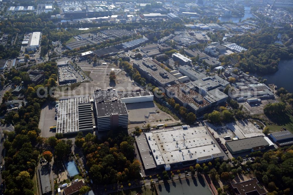 Berlin from above - View of the BMW factory in the district of Spandau in Berlin