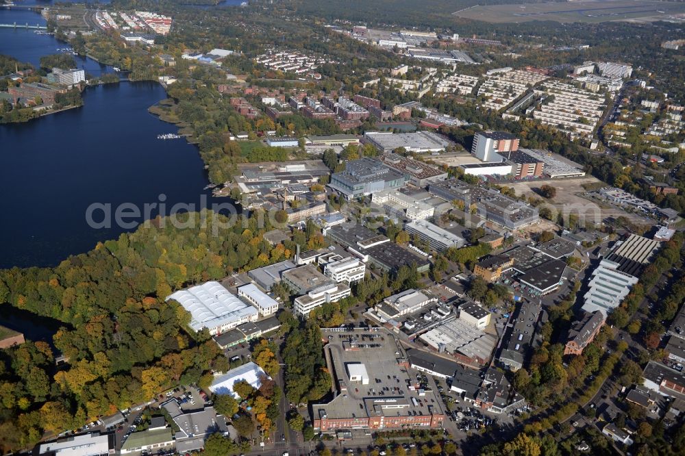 Berlin from above - View of the BMW factory in the district of Spandau in Berlin