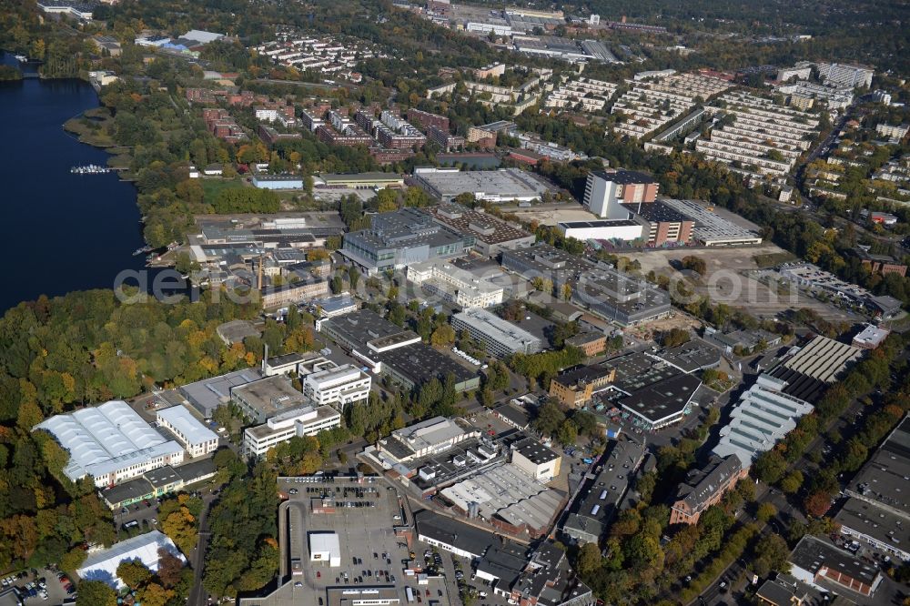 Berlin from the bird's eye view: View of the BMW factory in the district of Spandau in Berlin