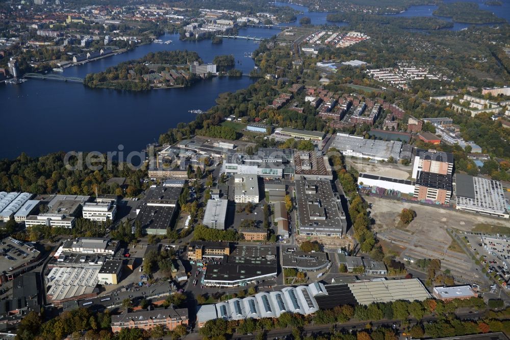 Berlin from above - View of the BMW factory in the district of Spandau in Berlin