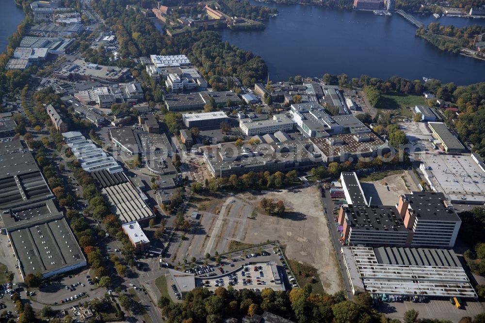 Berlin from above - View of the BMW factory in the district of Spandau in Berlin