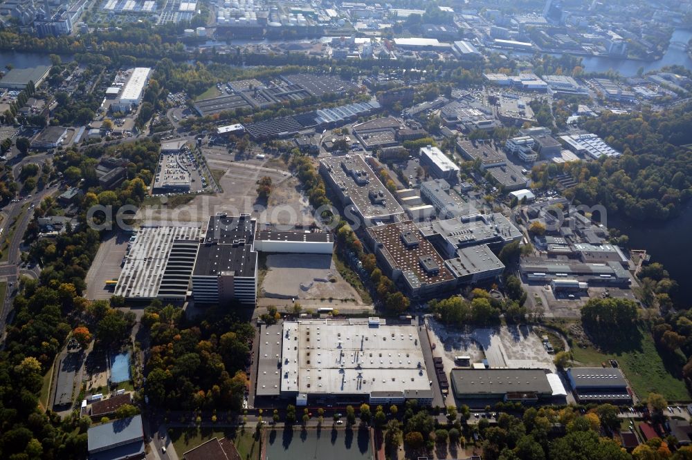 Berlin from above - View of the BMW factory in the district of Spandau in Berlin