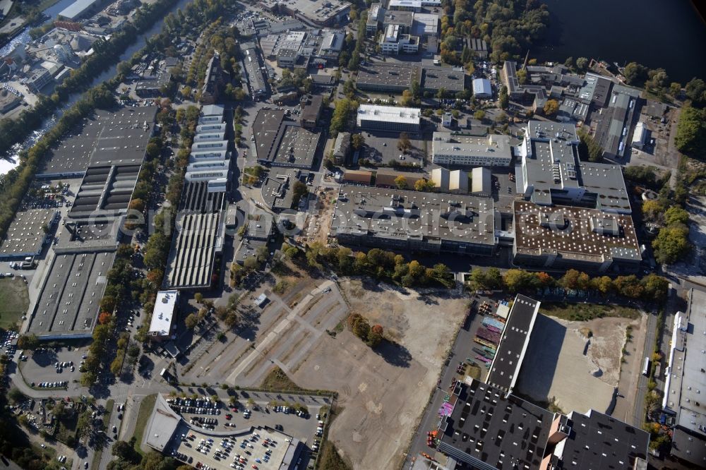 Berlin from above - View of the BMW factory in the district of Spandau in Berlin