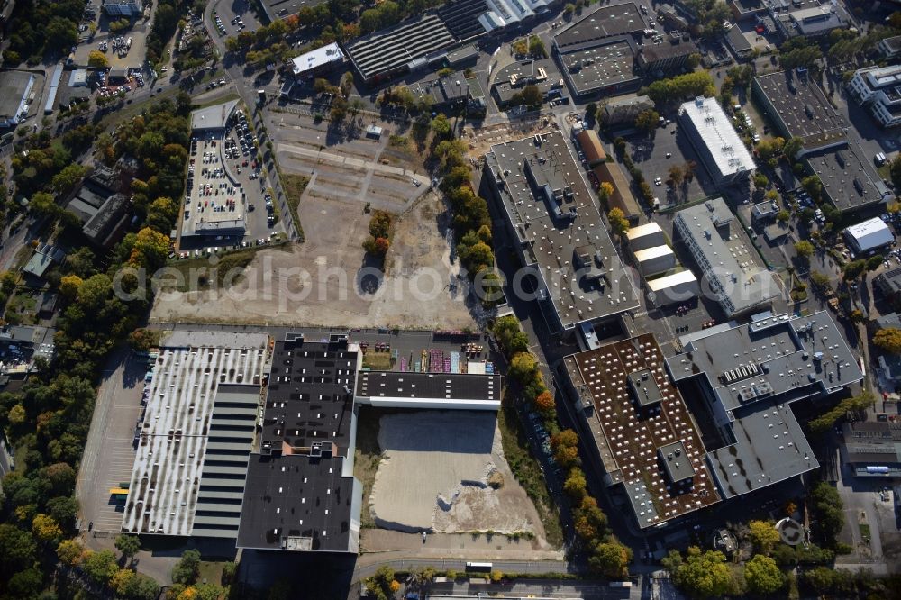 Aerial image Berlin - View of the BMW factory in the district of Spandau in Berlin