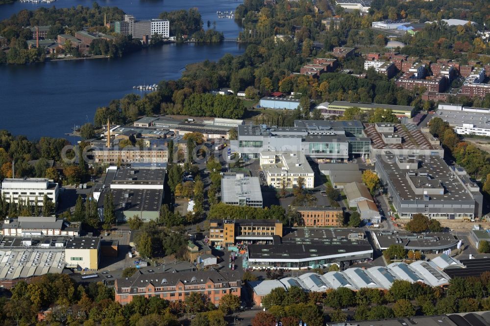 Berlin from above - View of the BMW factory in the district of Spandau in Berlin