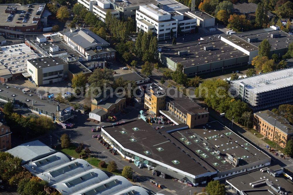 Aerial image Berlin - View of the BMW factory in the district of Spandau in Berlin