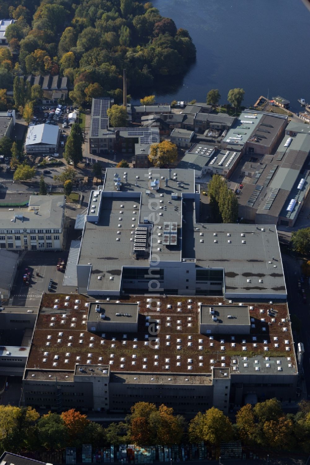 Berlin from the bird's eye view: View of the BMW factory in the district of Spandau in Berlin