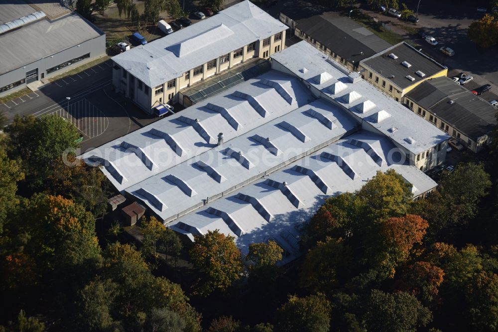 Aerial photograph Berlin - View of the BMW factory in the district of Spandau in Berlin