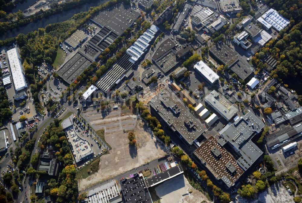 Berlin from above - View of the BMW factory in the district of Spandau in Berlin