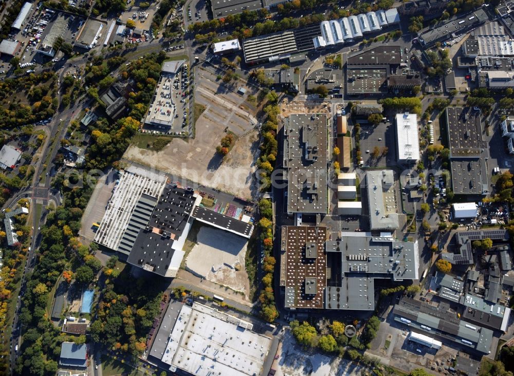 Aerial image Berlin - View of the BMW factory in the district of Spandau in Berlin