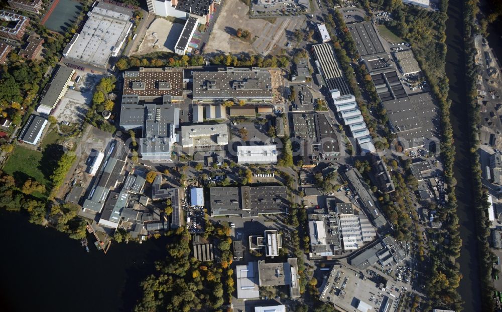 Berlin from above - View of the BMW factory in the district of Spandau in Berlin