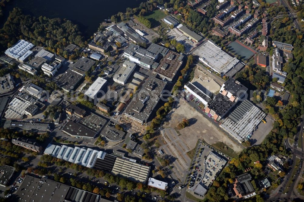 Berlin from above - View of the BMW factory in the district of Spandau in Berlin