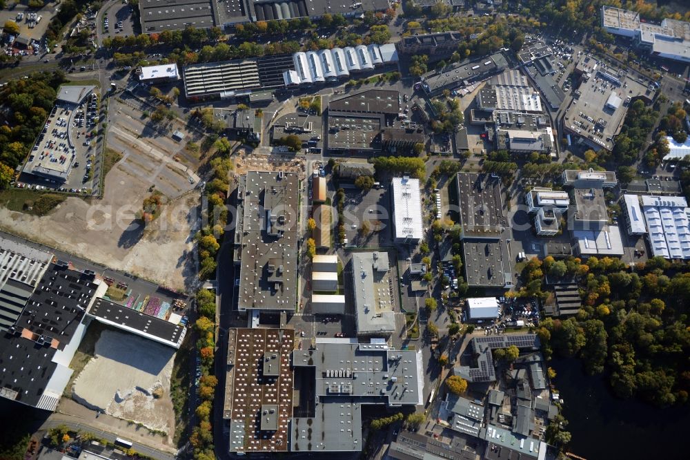 Berlin from above - View of the BMW factory in the district of Spandau in Berlin