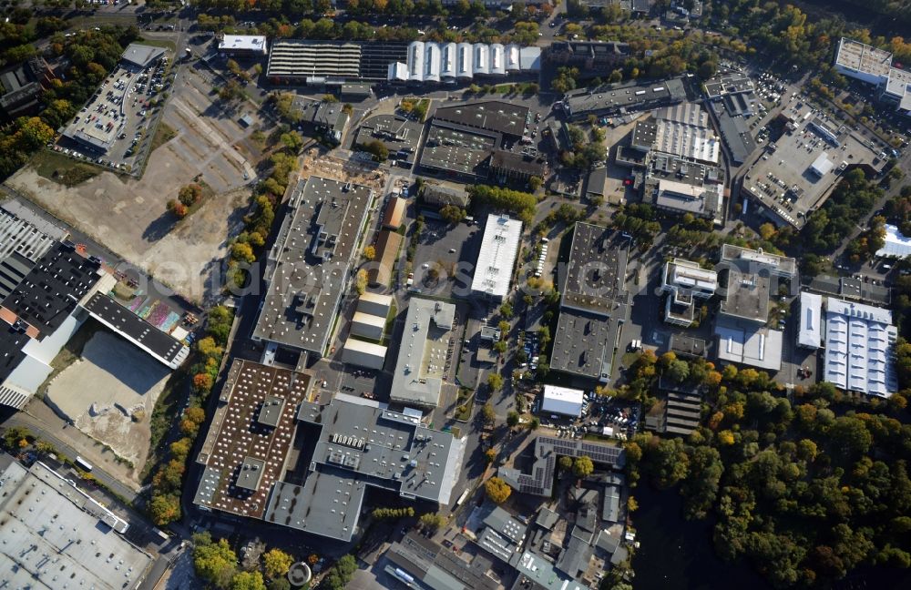 Berlin from the bird's eye view: View of the BMW factory in the district of Spandau in Berlin