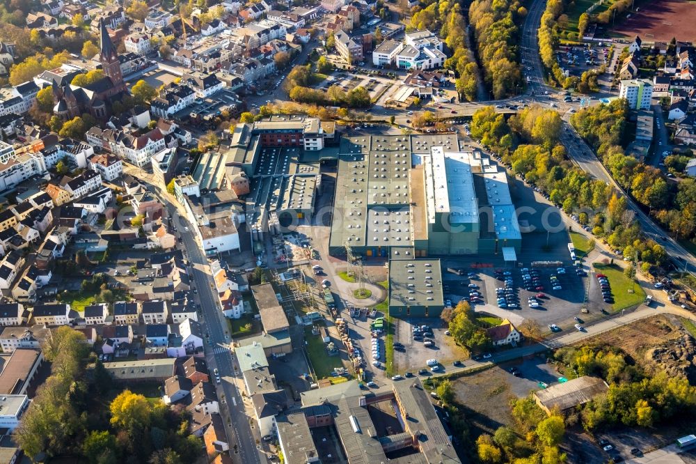 Aerial photograph Arnsberg - Building and production halls on the premises of BJB GmbH & Co. KG in Arnsberg in the state North Rhine-Westphalia, Germany