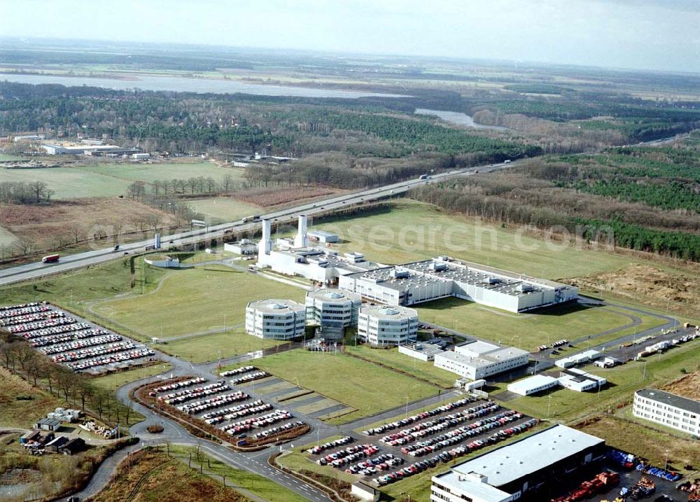 Aerial photograph Brandenburg-Dahlewitz - Werksgelände der BMW - RR GmbH Geschäftsleitung Bereich Werbung / Öffentlichkeitsarbeit Frau Sparlik Eschenweg 11 15827 DAHLEWITZ Tel.: 033708-60