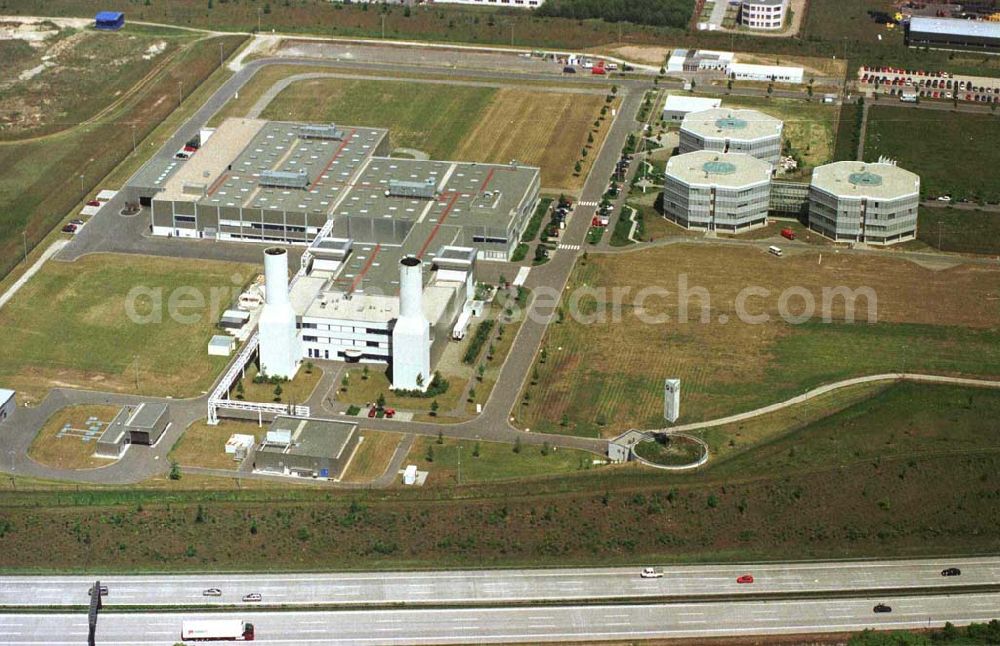 Aerial photograph Brandenburg-Dahlewitz - Werksgelände der BMW - RR GmbH Geschäftsleitung Bereich Werbung / Öffentlichkeitsarbeit Frau Sparlik Eschenweg 11 15827 DAHLEWITZ Tel.: 033708-60