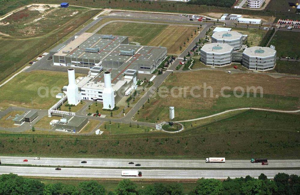 Aerial image Brandenburg-Dahlewitz - Werksgelände der BMW - RR GmbH Geschäftsleitung Bereich Werbung / Öffentlichkeitsarbeit Frau Sparlik Eschenweg 11 15827 DAHLEWITZ Tel.: 033708-60