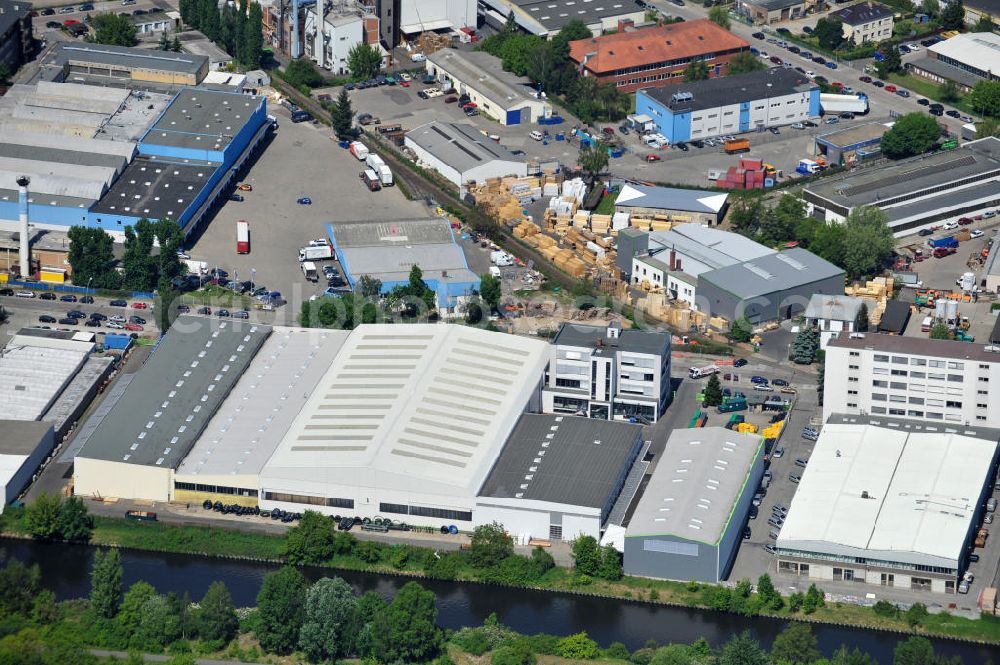 Aerial photograph Berlin - Werksgelände der Carl Spaeter GmbH Stahlgroßhandel an der Nobelstraße 33 in Berlin. Work area Carl Später GmbH steel wholesale at the Nobelstraße in Berlin.