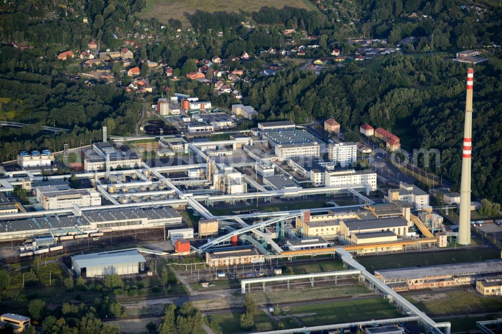 Aerial photograph Sokolov - Building and production halls on the premises of the chemical manufacturers Hexion a.s. in Sokolov in Czech Republic