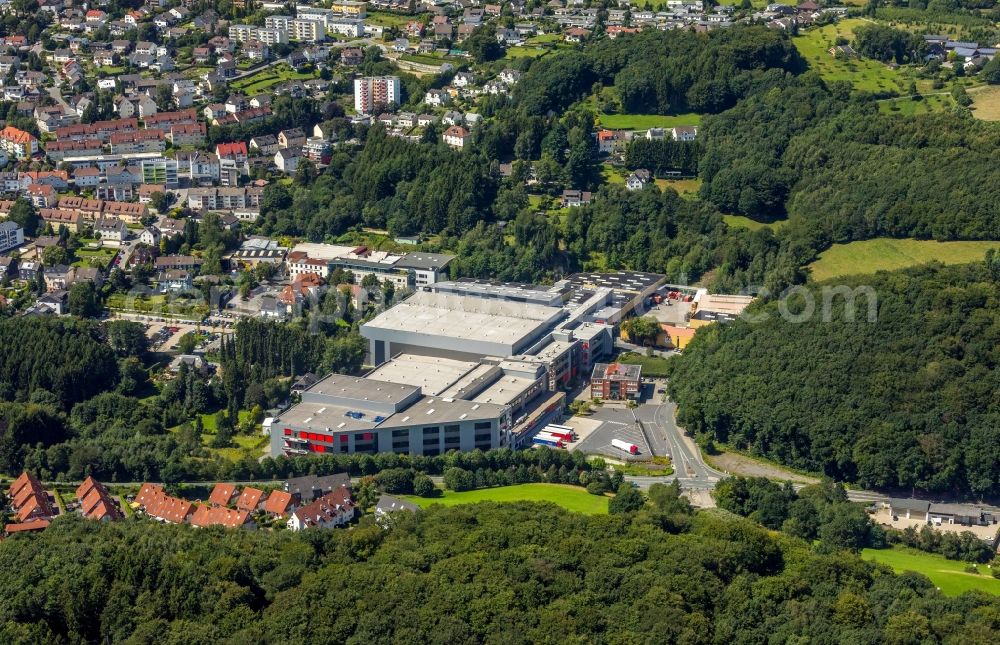 Ennepetal from the bird's eye view: Building and production halls on the premises of of Ferdinand Bilstein GmbH + Co. KG on Wilhelmstrasse in Ennepetal in the state North Rhine-Westphalia, Germany